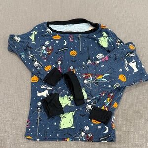 Little Sleepies Nightmare before Christmas bamboo pajamas 3t